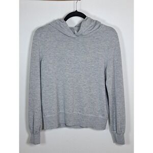 Ecoalf Sweater Hoodie Women's Size Small Gray Recycled Wool